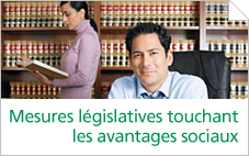 Lien - Mesures législatives touchant les avantages sociaux