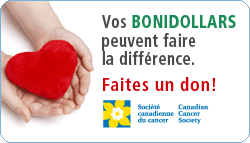 Utilisez vos bonidollars - faites un don