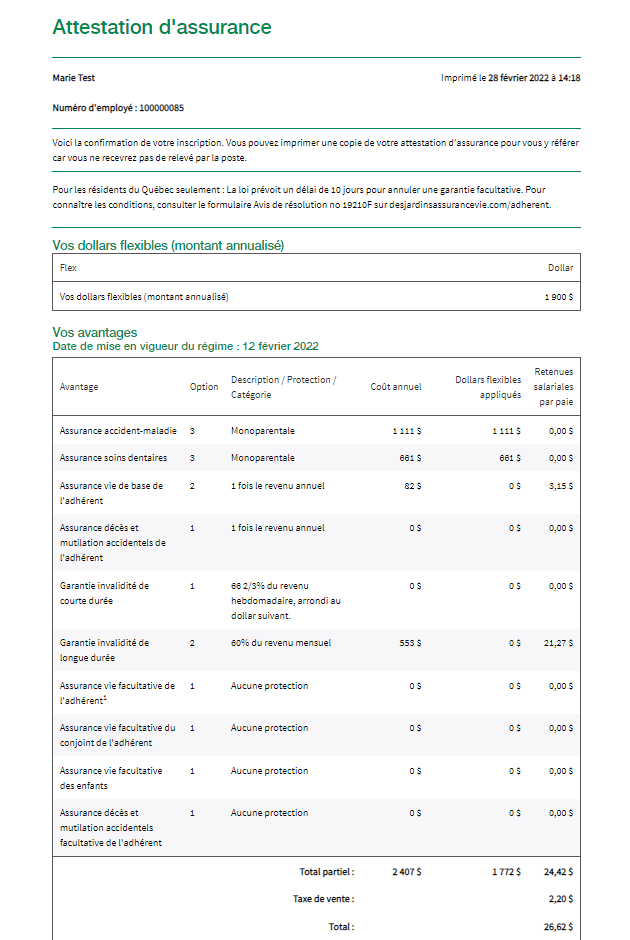 assurance voyage collective desjardins