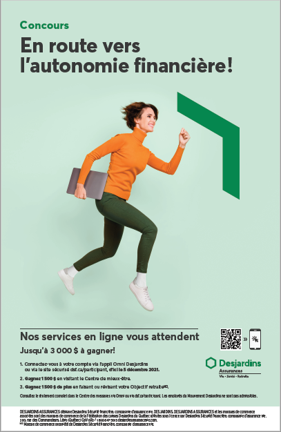 Affiche du concours en format 11 x 17