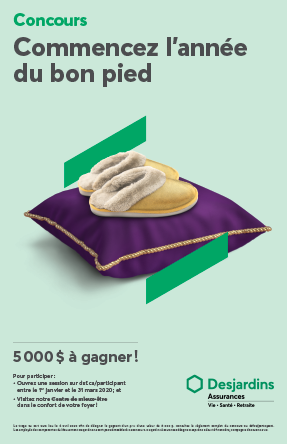 Des pantoufles jaunes sur un coussin violet.