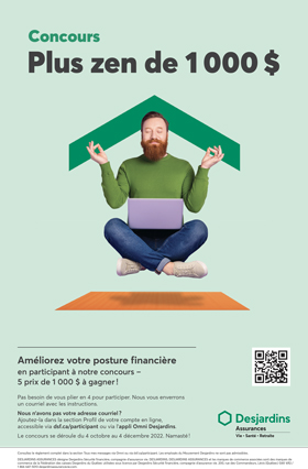 Affiche du concours en format 11 x 17